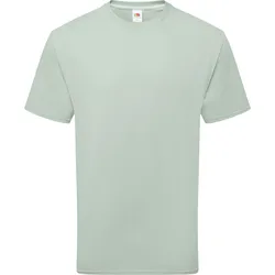 Pure Cotton T | T-Shirt Herren & Damen | 100 % Bio-Baumwolle, Rundhals, klassischer Schnitt, Tear-Away Label | Nachhaltiges Basic Shirt, sage, 2XL