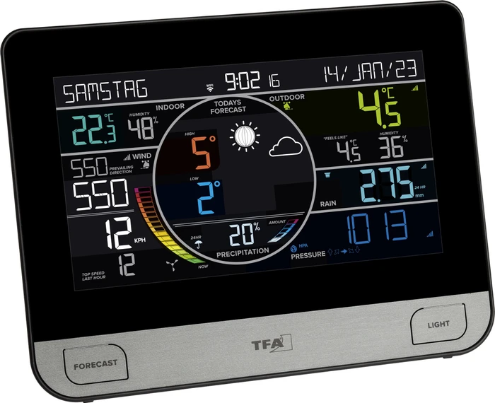 TFA 35.8003.01 - Drahtlose WLAN-Wetterstation VIEW PRO