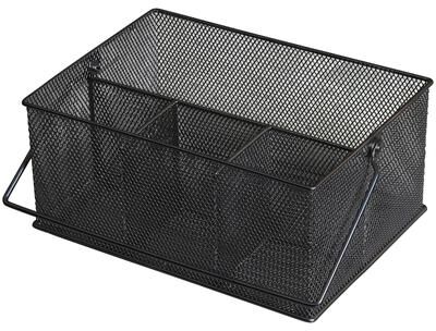 ybmhome Mesh Condiment Caddy / Kitchen Supply, Utensil, Napkin Holder, 1151mb