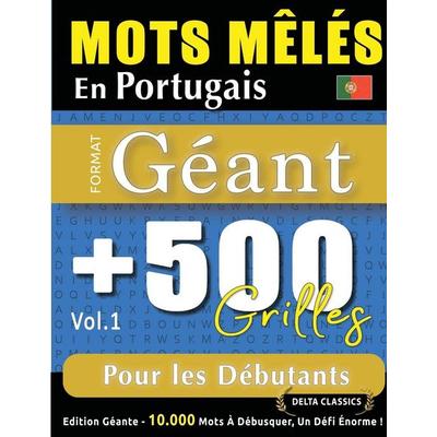 MOTS MÊLÉS EN PORTUGAIS FORMAT GÉANT, Taschenbuch von Delta Classics, Linguas Classics