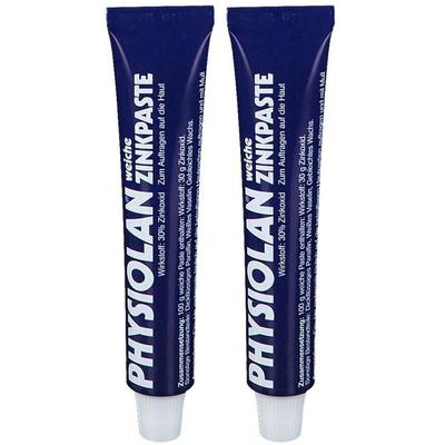 Physiolan weiche Zinkpaste 2x 2x20 g Paste