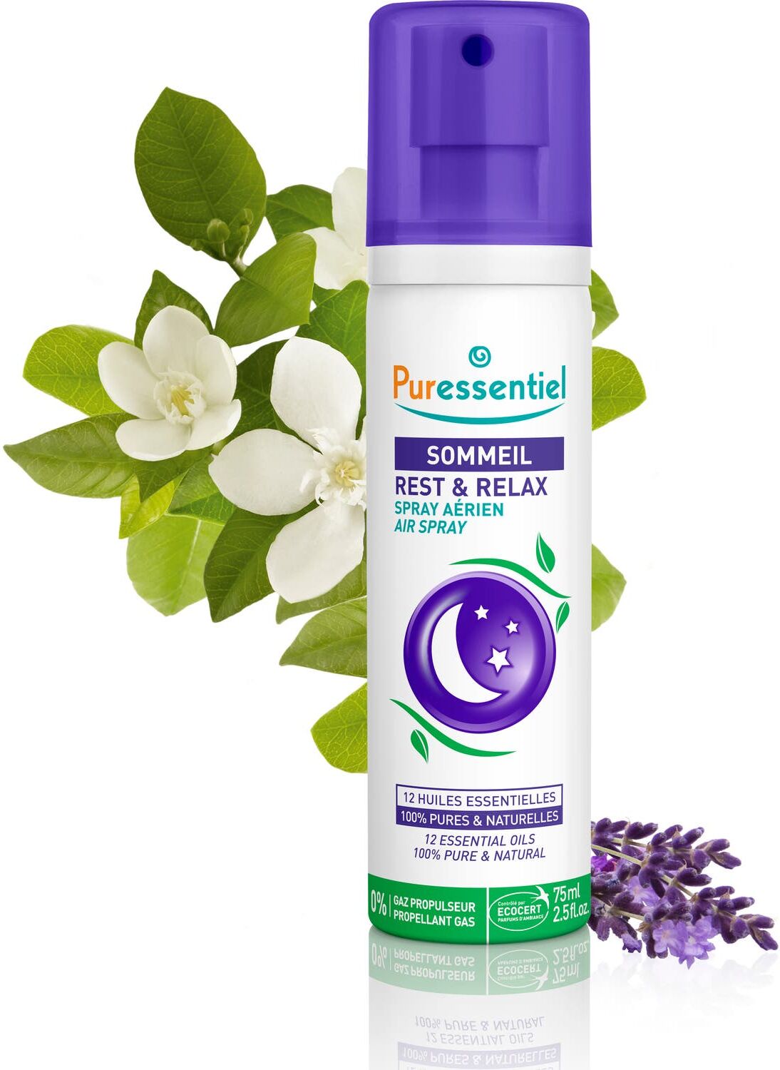Puressentiel Spray Aéreo Sueño & Relax 12 Aceites Esenciales 75 ml