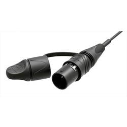 Neutrik NKO2S-L-0-1 Glasfaser LWL Anschlusskabel 1.00 m Schwarz [1x LC-Stecker - 1x offene Kabelenden]