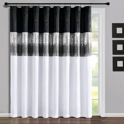Lush Decor Night Sky Wide Width Single Curtain Panel (1Panel)