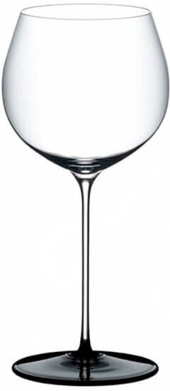 Riedel Hand Made Fatto A Mano Chardonnay Wine Glass Black Tie