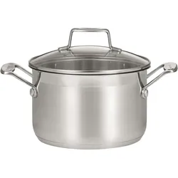 Scanpan Kochtopf IMPACT Ø 20 cm - mit Deckel, Pfanne + Kochtopf, Silber