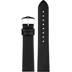 Hirsch 03702150-2-20 Uhren-Armband Toronto M 20 mm Leder Schwarz