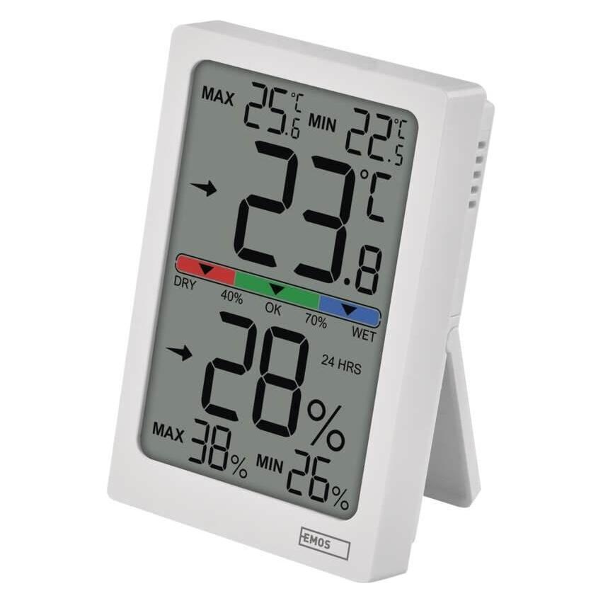 Emos Digitales Innenraum-Thermometer mit Hygrometer E0558 (68138366)