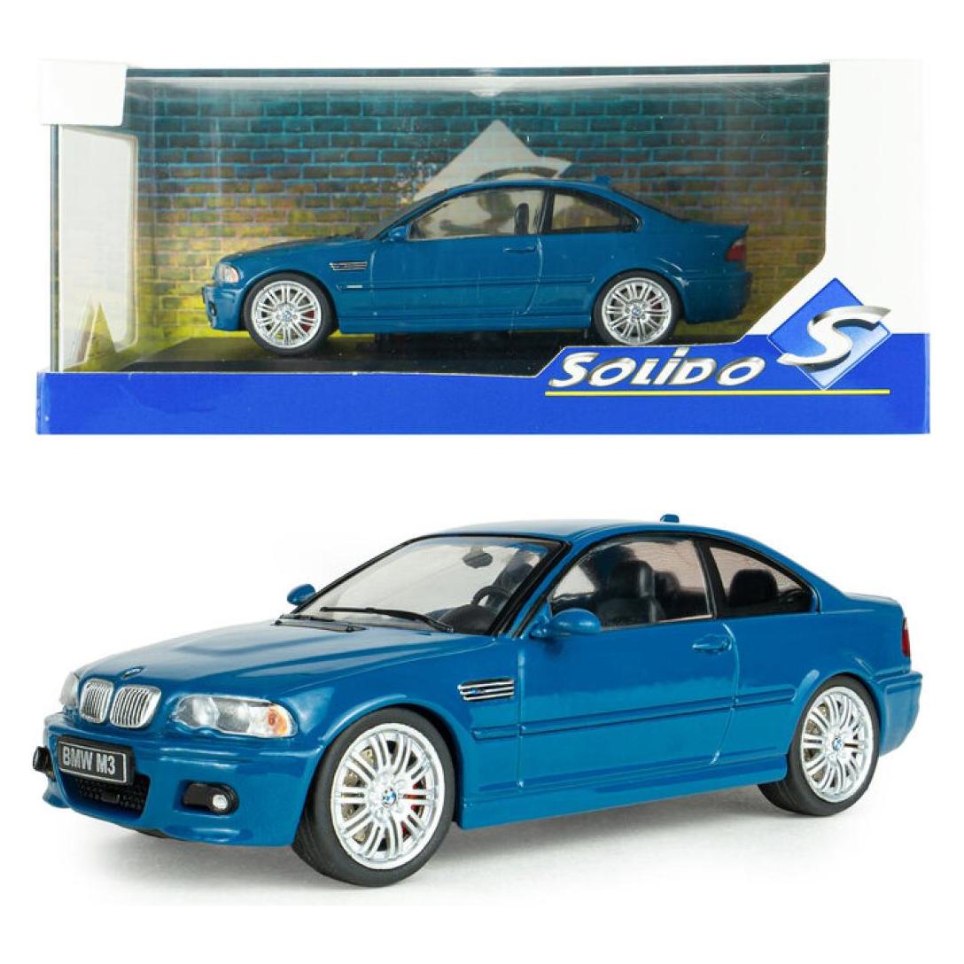 Solido 1:43 BMW E46 M3 cpe. Laguna Seca blau (421438312)