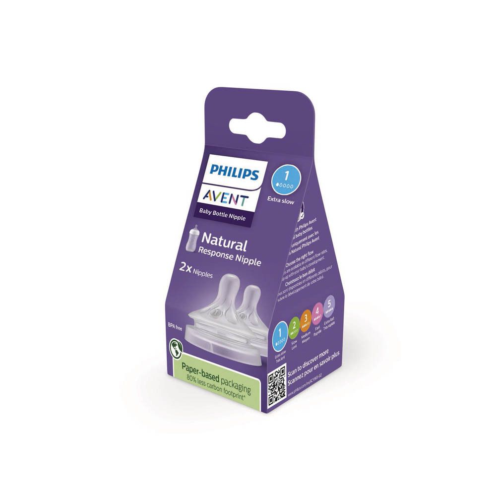 Philips Avent Natural Response Flow Speen 1 Scy961/02 2 St Schnuller