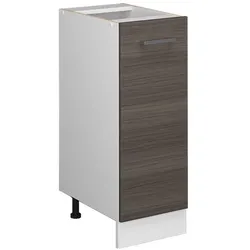 Vicco, Regal, Küchenfront R-Line, Edelgrau, 29.6 x 71.3 cm Möbelfront für den Apothekerunterschrank