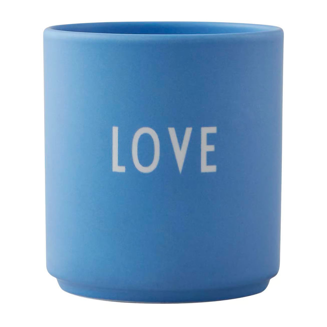Design Letters favoriete mok Love sky blue 25 cl
