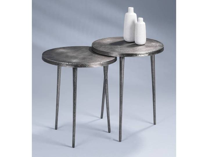 home24 Salontafel Goxhill Ø 40cm grijs
