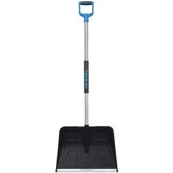 SW-Stahl, Schneeschaufel, 98100L Schneeschieber Klappbar I platzsparend I stabil I 138cm lang Aluminium Schneeschaufe