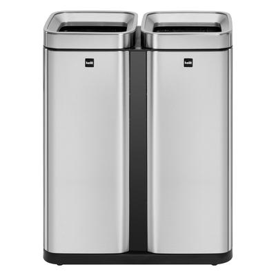 helit Abfallbehälter30L+30L - edelstahl
