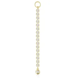 ANIA HAIE - EARRING CHARM - ROW BEZEL - gold