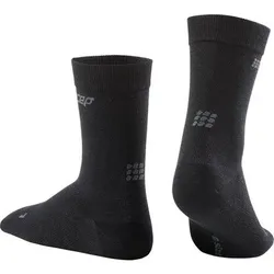 CEP Damen Allday Recovery Mid Cut Socks, Größe IV in Schwarz Schwarz