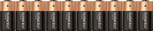 Duracell CR 123A Fotobatterie CR123A Lithium 1400 mAh 3V 10St.
