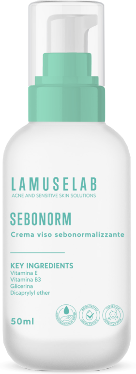 LaMuseLab Sebonorm Crema Seboregolatrice Viso 50 ml