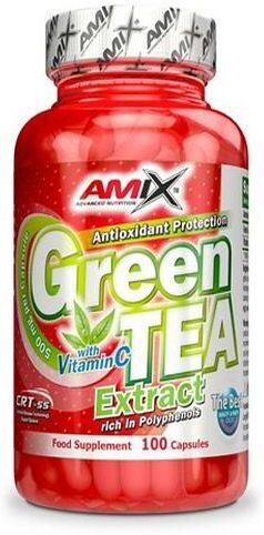 Amix Green Tea Extract With Vitamin C 100 Capsules