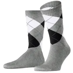 Burlington Rib Court Cotton Sock Grau Gr 40/46 Herren