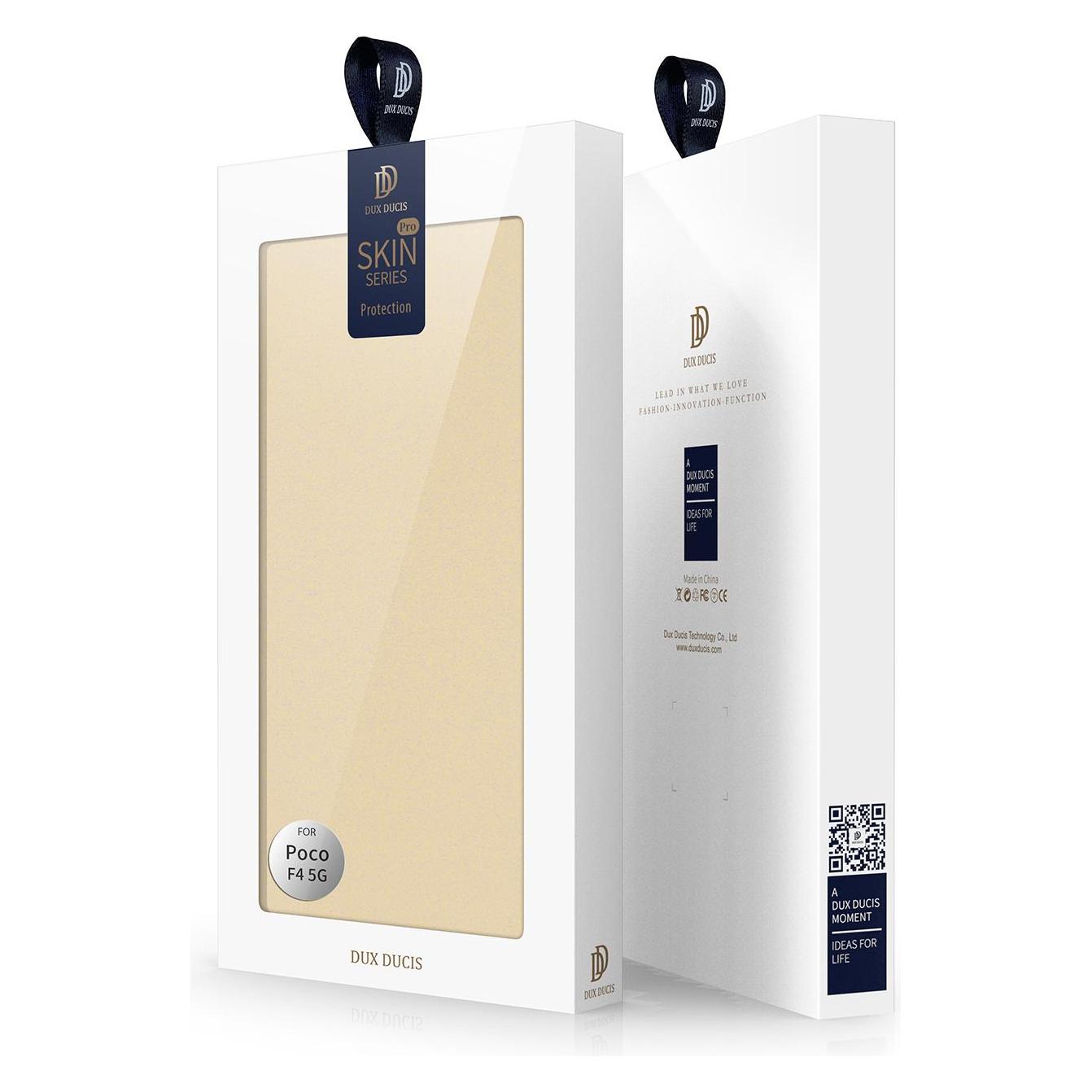 Dux Ducis Skin Pro Series Bookcover (Xiaomi Poco F4) (Dux Ducis Skin Pro Xiaomi Poco F4 5G Gold)