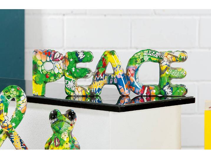 Skulptur Peace Street Art 45 x 13 x 5cm Multicolor