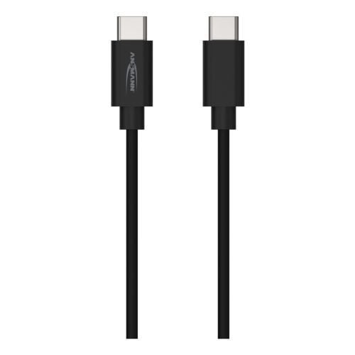 Ansmann USB Type-C naar Type-C data- en oplaadkabel - 120 cm - Zwart