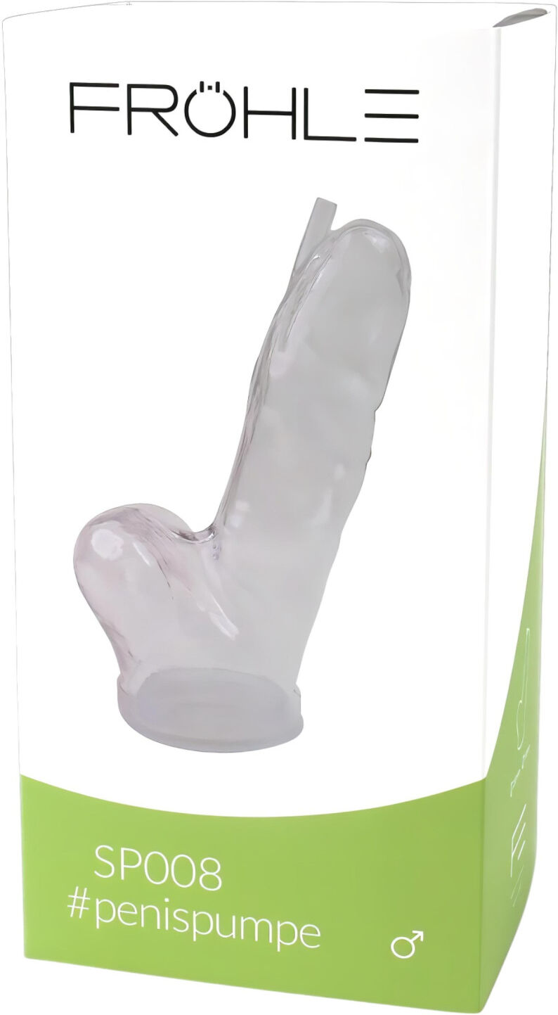 Fröhle SP008 - medical anatomical penis pump replacement cylinder - 21 cm