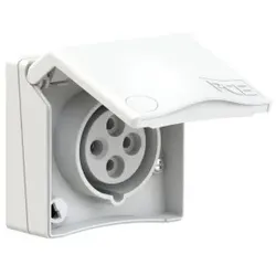 PCE 844-9v CEE-Anbausteckdose Design 16A 4p 9h IP44 (weiß) 8449v