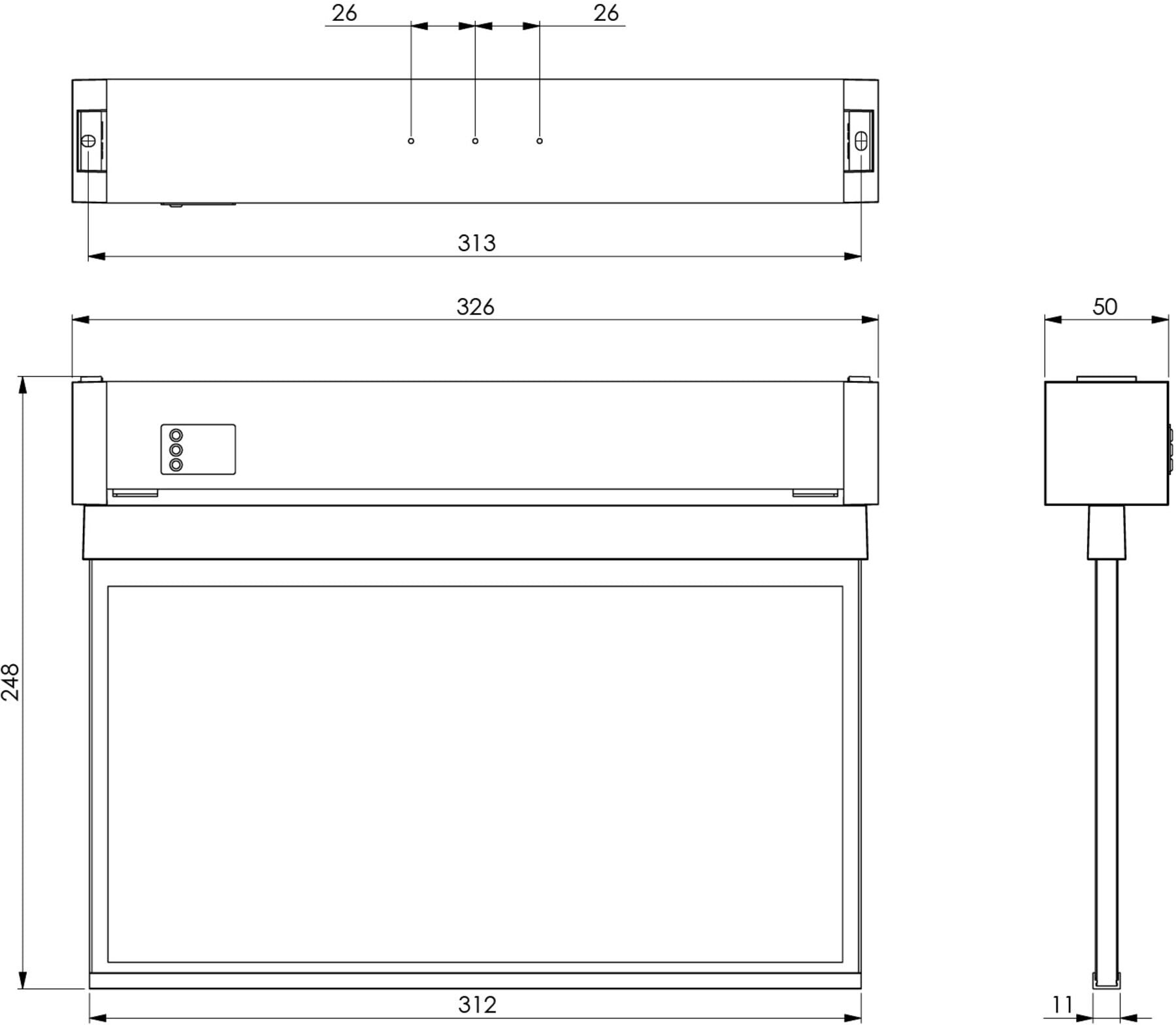 RP-Group Sicherheitsleuchte EB 3h Wireless KAXU403WL)