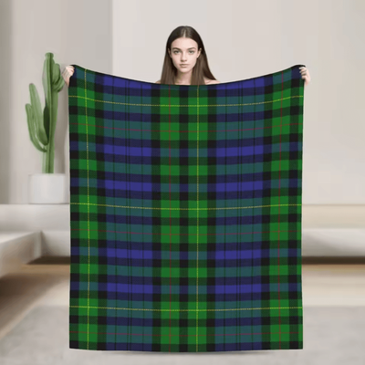 Inspire Curations Royal Stewart Tartan Plaid Soft Fleece Throw Blanket 15 125x100cm 50x40in
