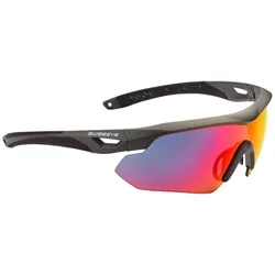Swiss Eye, Unisex, Sportbrille, Nighthawk Sports Sportbrille (Zylindrisch), Grau