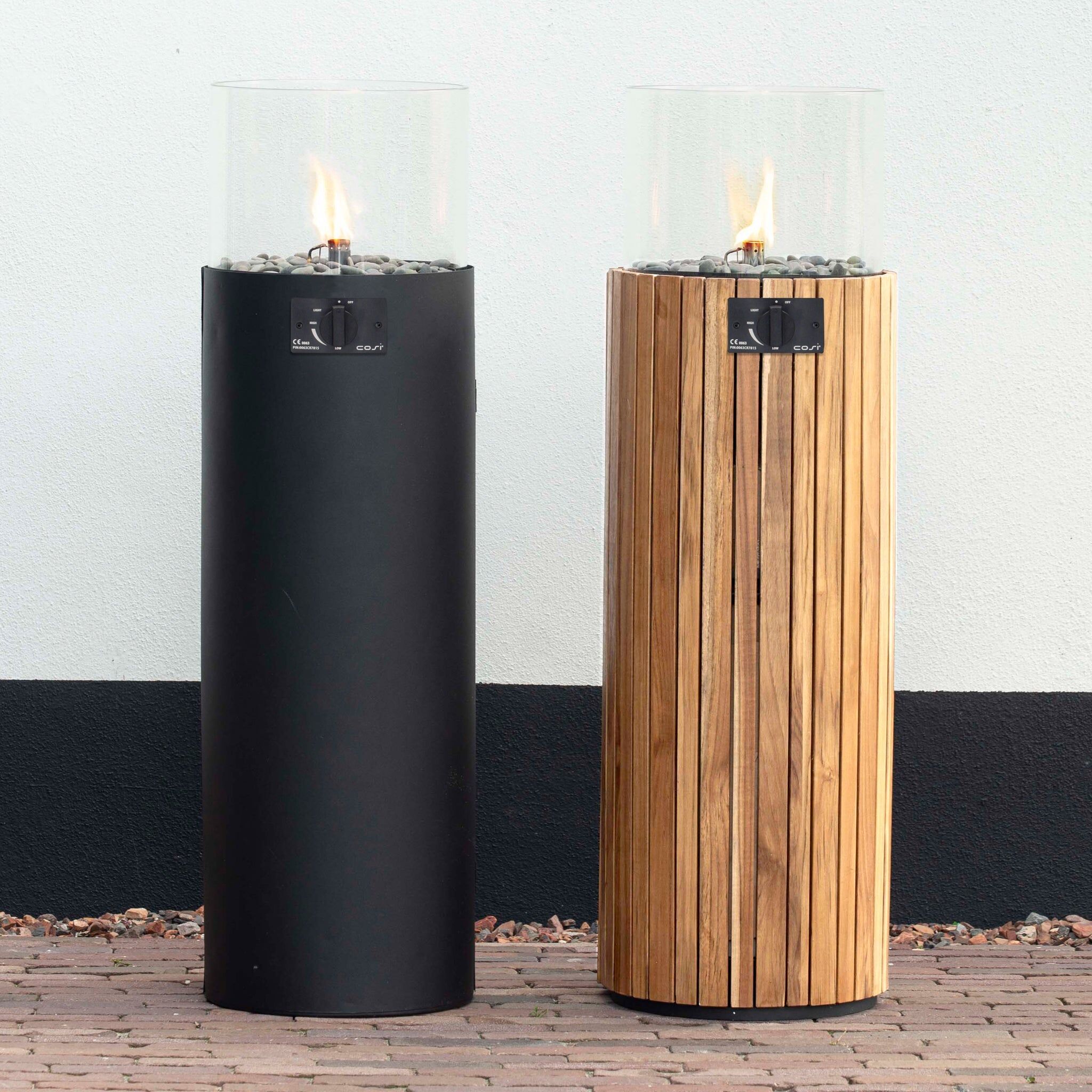 Cosi - Cosiscoop Pillar Lantern in Black