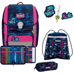 Scout Genius Schulranzen-Set 4tlg