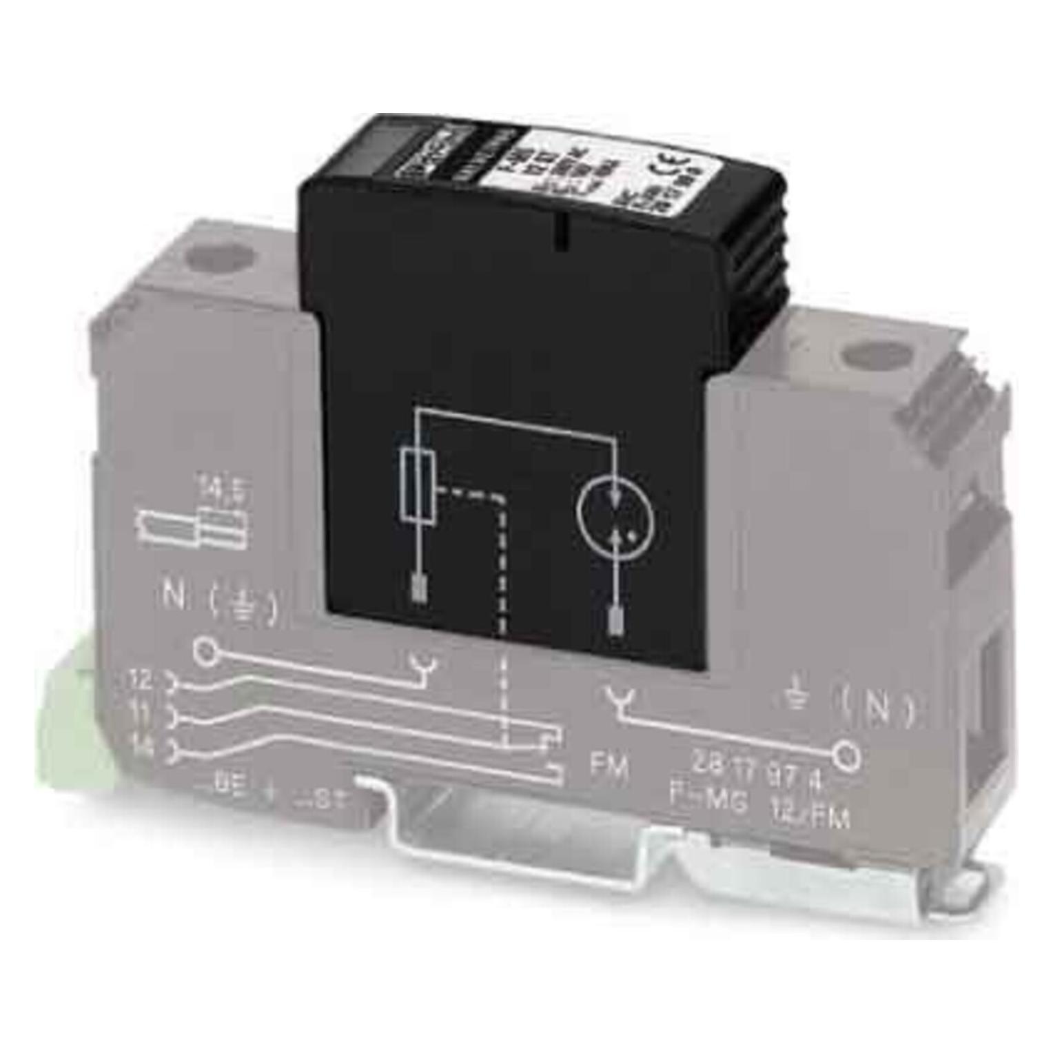 Phoenix Contact Type 2 GDT surge protector plug 230Vac (2817990)