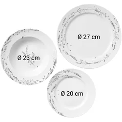 Tescoma Teller-Set PROVENCE, 12 St., Teller, Mehrfarbig