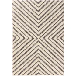 benuta Pop Kurzflor Teppich Junis Cream 120x170 cm - Moderner Kurzflor-Teppich für Wohnzimmer