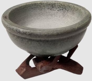 Trinidad Cuenco Metálico Pentagrama 10 cm