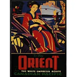 POSTER Geisha Osten A3 Rahmenlos