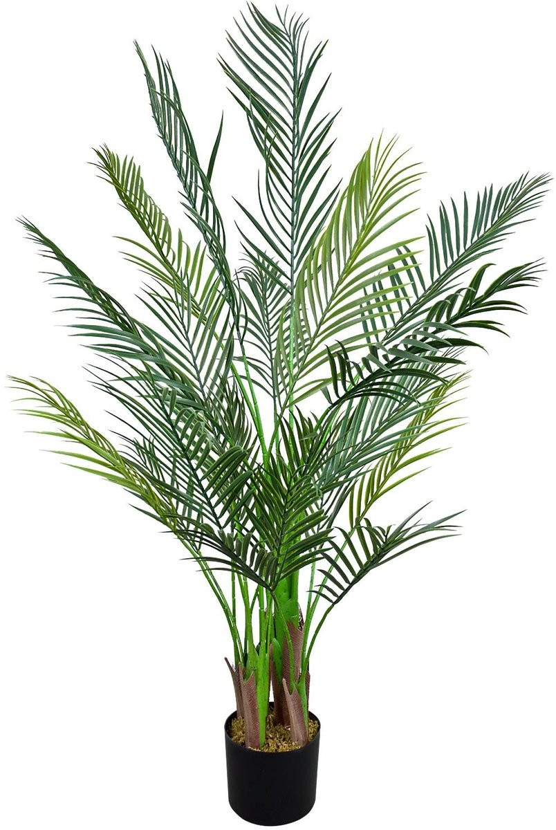 Merkloze Kunstpalm - Grote Arekapalm in pot voor interieurdecoratie - 145 cm