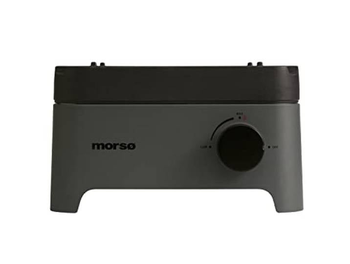 Morsø Vulcano Wok Burner, Wok-Brenner aus Stahl, 33 × 38 × 20 cm, Anthrazit Gasbrenner aus pulverbeschichtetem Stahl und robustem Gusseisen, skandinavischer Lifestyle für Garten, Terrasse und Camping