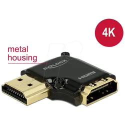 DELOCK 65660 - Adapter, HDMI A Stecker auf HDMI A Buchse