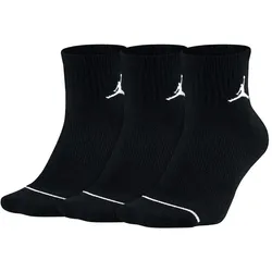 Nike, Unisex, Sportsocken, Jordan Everyday Max Ankle 3-Pack, Schwarz