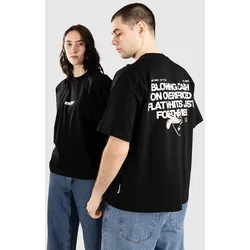 Another Cotton Lab Overpriced Flat Whites T-Shirt black Gr. L