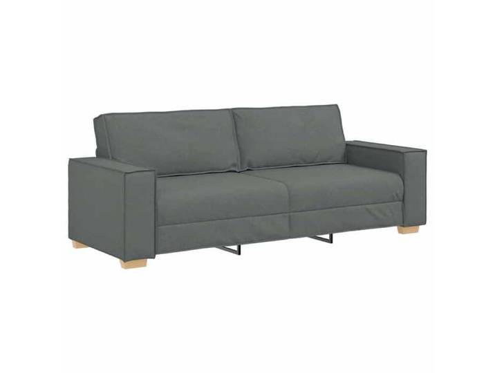 （67915） Canapé Droit - 3 places - Gris foncé 180 cm Tissu