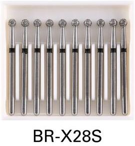 Uplift Essentials High Speed Dental Diamond Burs Round Ball Type br x28s