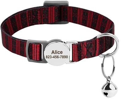 Uplifted Finds Personalized Printed Anti Lost Cat Collar 3