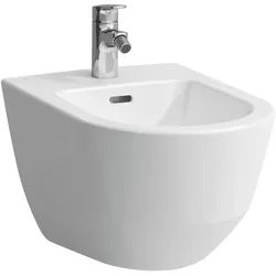 Laufen, Toilette + Bidet, PRO Wand-Bidet, 1 Hahnloch, 360x530mm, mit seitliches Loch für Wasseranschluss