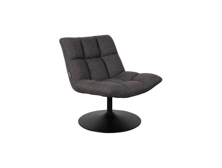 Drehbarer Designsessel „Bar“ Dunkelgrau Dutchbone